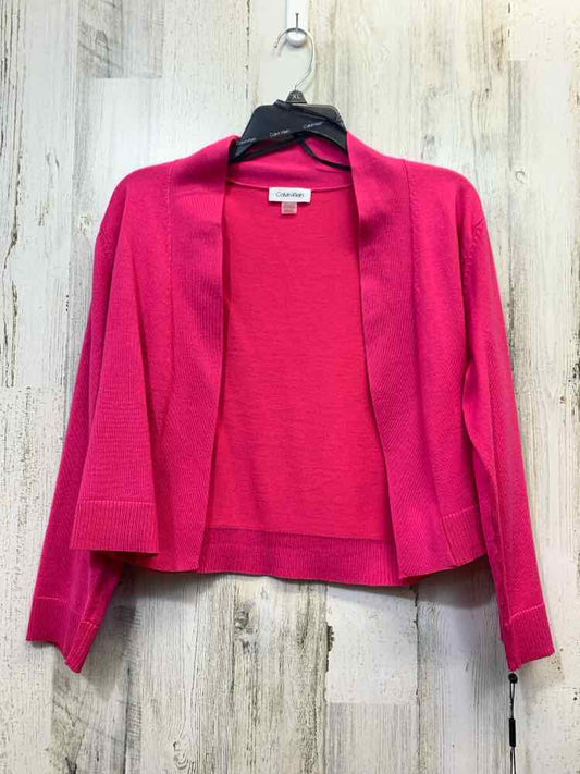 NWT CALVIN KLEIN JACKETS / COATS Size XL Pink 3/4 LENGTH Cardigan