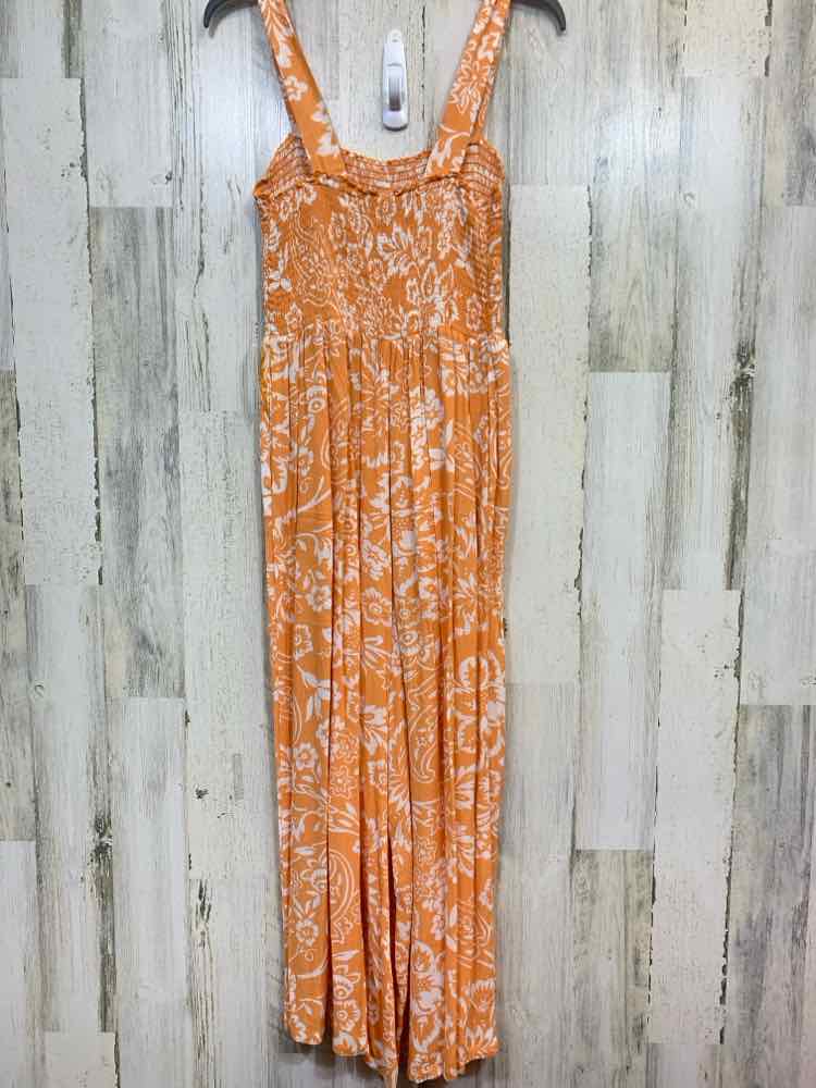 PRE-OWNED Size M LOFT/SLEEVELESS SMOCKED JUMPSUIT