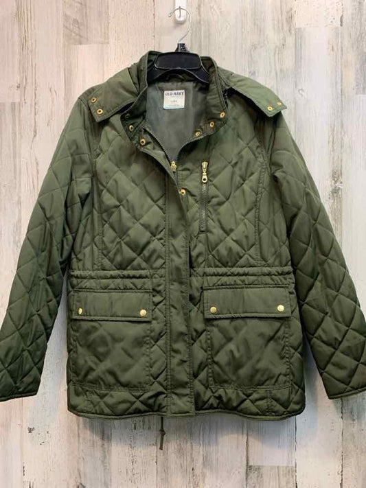 OLD NAVY JACKETS / COATS Size L ARMY GREEN HOOD Jacket