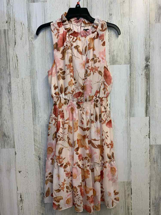 NWT KATE & LILY Dresses and Skirts Size 14P PINK/BROWN Floral SLEEVELESS Dress