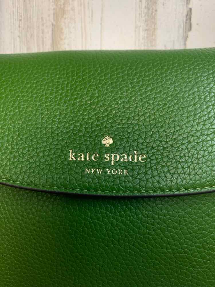 KATE SPADE Designer Handbags Forest Green/SMALL MONICA/MINI FLAP SHOULDER STRAP