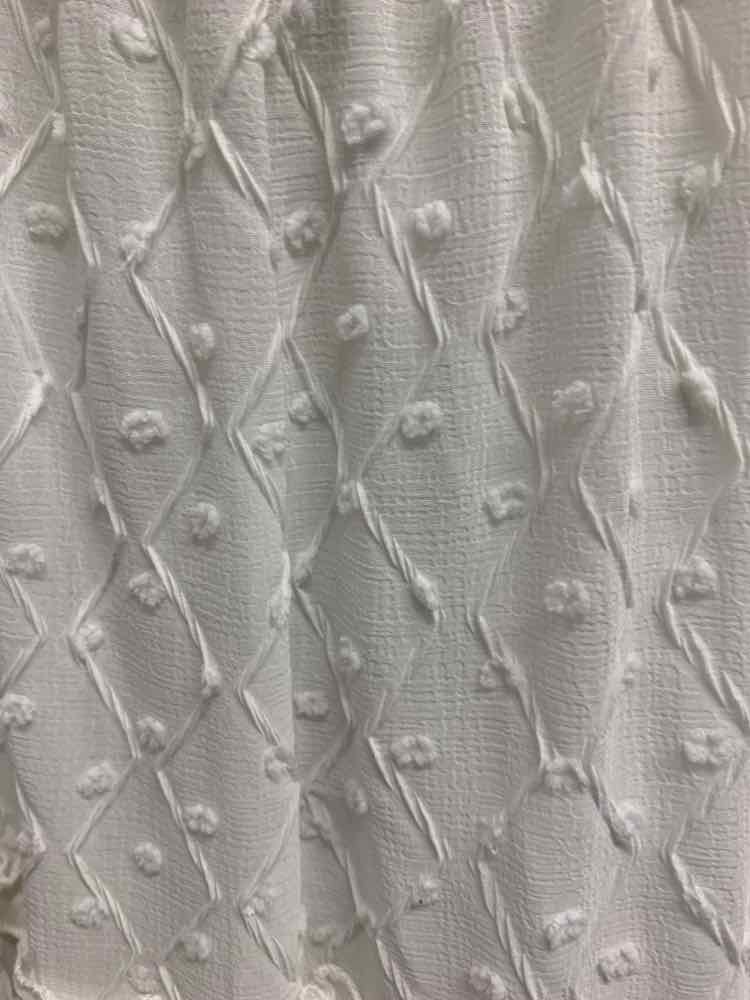 PRE-OWNED SHE + SKY Dresses and Skirts White Eyelet TANK DRESS Dress/WHITE EYELE