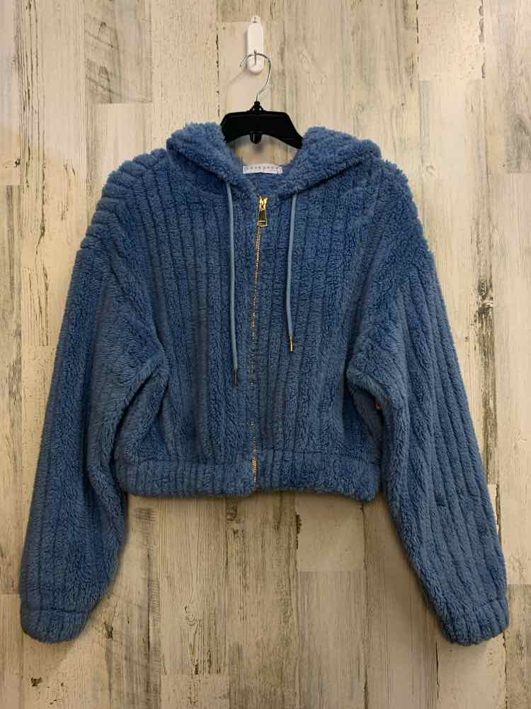 PRE-OWNED LOVE POEM Tops Size S Blue LONG SLEEVES TOP/ZIP UP HOODIE