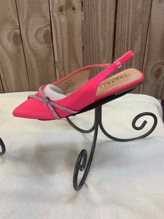 NWT JOURNEE COLLECTION SHOES 9 Pink SLING BACK Shoes