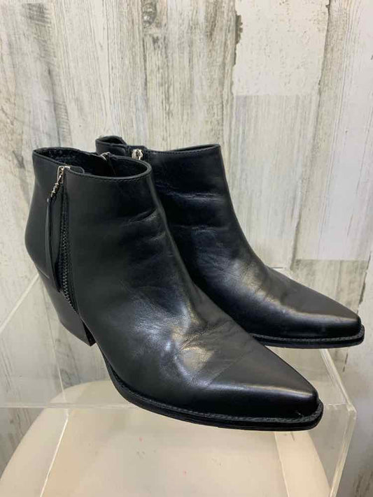 SAM EDELMAN SHOES Shoe Size 8.5 Black Leather ANKLE BOOT Shoes