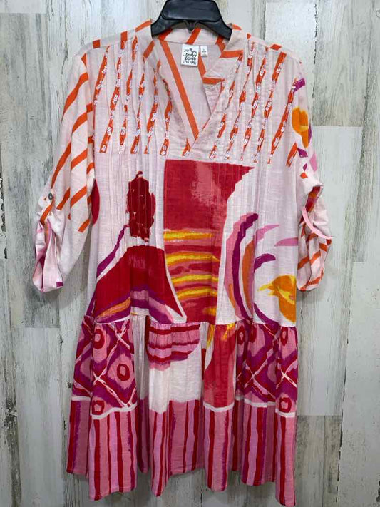 PRE-OWNED PARSLEY & SAGE Dresses and Skirts Size L ABSTRACT TUNIC Dress/ABSTRACT
