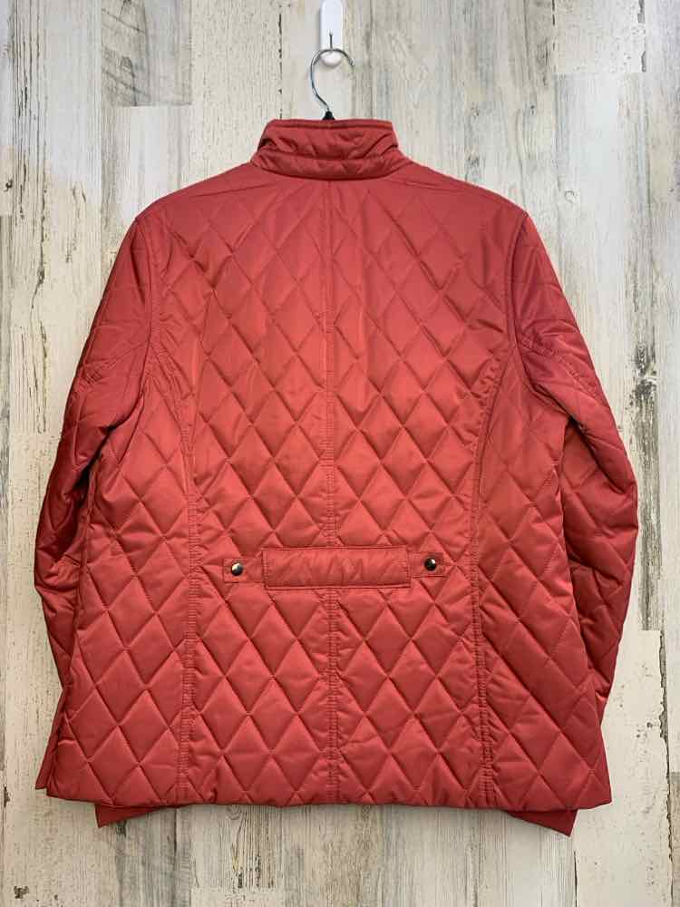 PRE-OWNED TALBOTS JACKETS / COATS Size L SALMON LONG SLEEVES Jacket/QUILTED