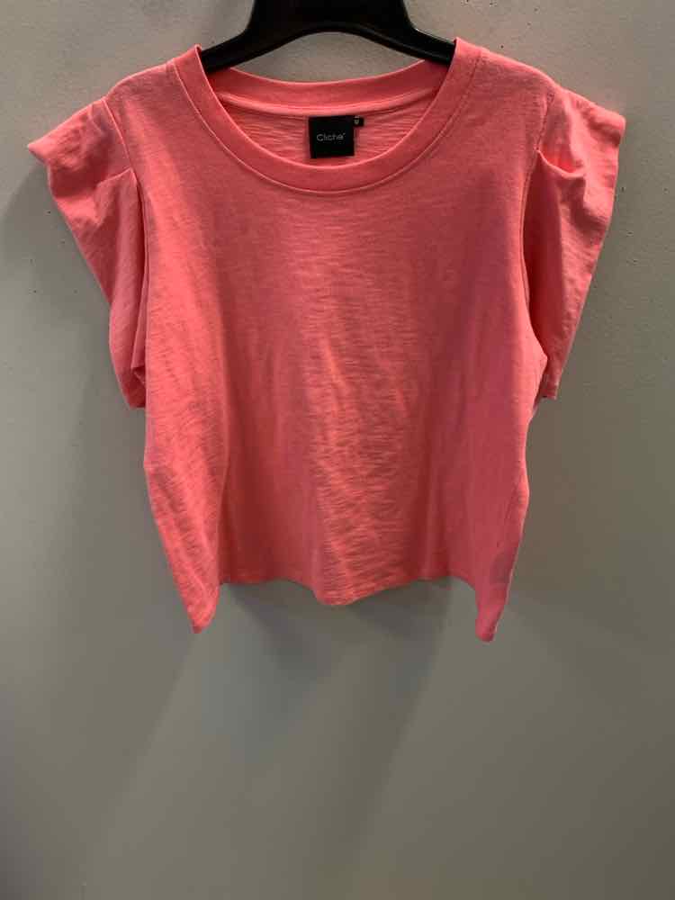 CLICHE' Tops Size M Pink TOP