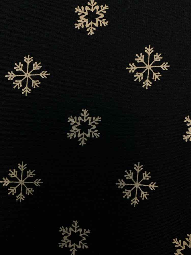 UNIQUE VINTAGE Dresses and Skirts Size L NAVY/WHT SNOWFLAKES 3/4 LENGTH Dress