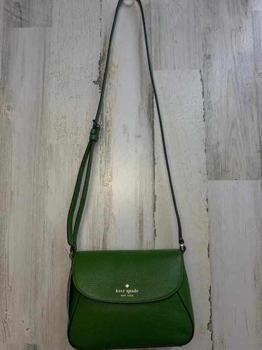 KATE SPADE Designer Handbags Forest Green/SMALL MONICA/MINI FLAP SHOULDER STRAP