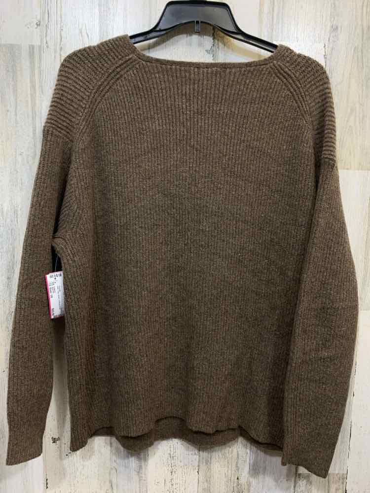 NWT AVA VIV Tops Size 1X Brown LONGSLEEVE Sweater