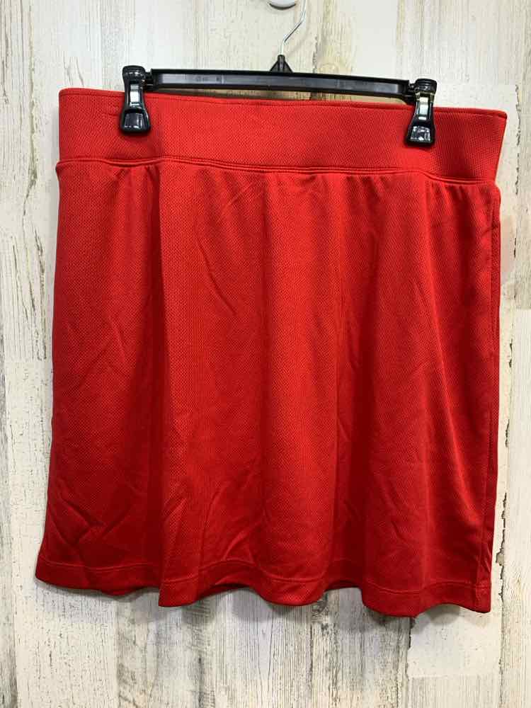 NWT  NATIONAL Dresses and Skirts Red Solid MINI Mini/RED MINI SKIRT W/ POCK