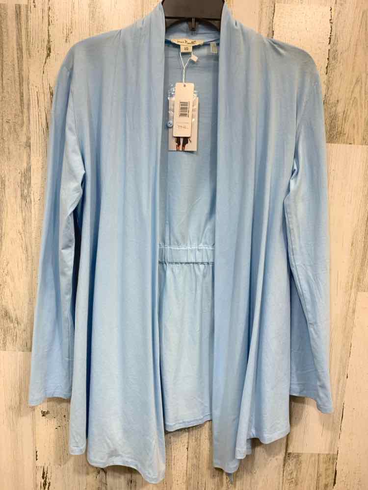NWT SIMPLY NOELLE Tops Size S/M BABY BLUE Solid CARDIGAN/