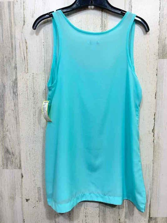 PRE-OWNED OLD NAVY/SLEEVELESS SHELL LIGHTWEIGHT SCOOP NECK