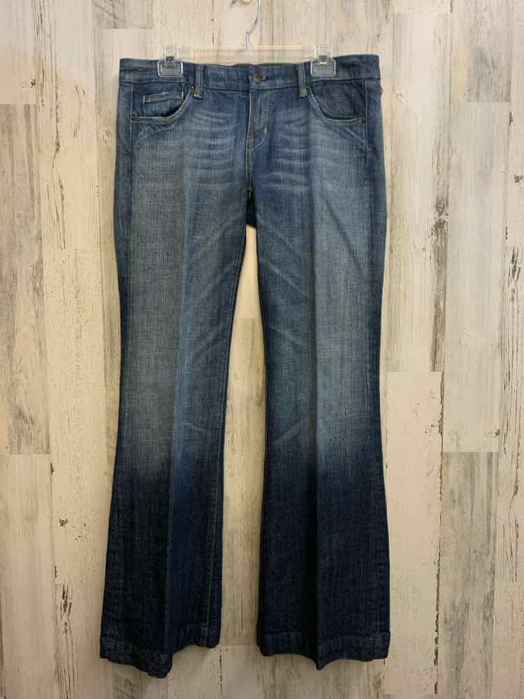 Size 31 CITIZENS OF HUMANITY BOTTOMS Blue Denim WIDE LEG Jeans