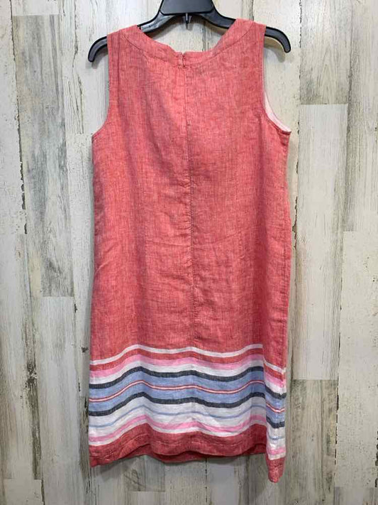NWT TALBOTS Size RED/BLUE/WHITE/PINK/BLACK STRIPES SHIFT DRESS Dress/SLEEVE-LESS