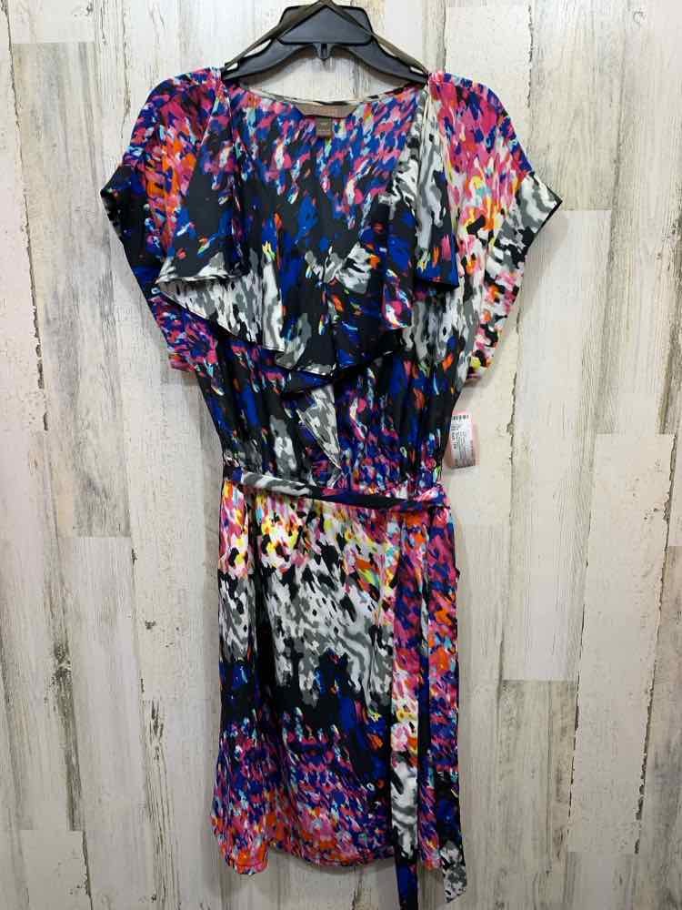 PRE-OWNED FRYNN & ROSE Dresses and Skirts Size 18W Multi-Color BLOUSON Dress/MUL