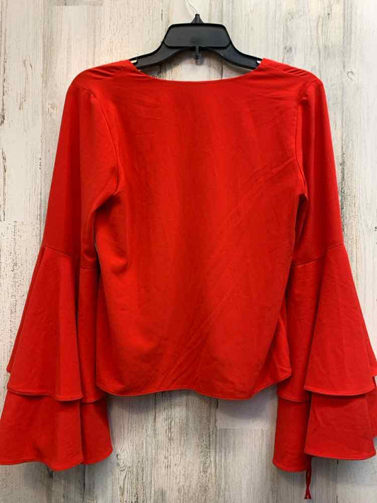 STOREE Tops Size XS Red FLARE CUFFS TOP