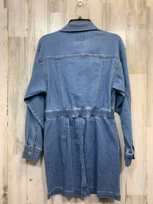 JESSICA SIMPSON Dresses and Skirts Size S Blue Denim LONG SLEEVE Dress