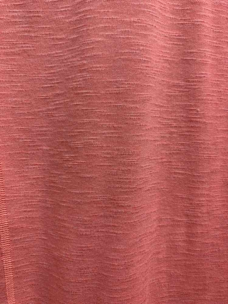 PRE-OWNED IDEOLOGY Tops Size L Peach SHORT SLEEVES Shirt/PEACH SHORT SLEEVE SHIR