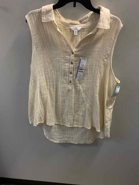 NWT TIME AND TRU PLUS SIZES Size XXL LT BROWN TOP