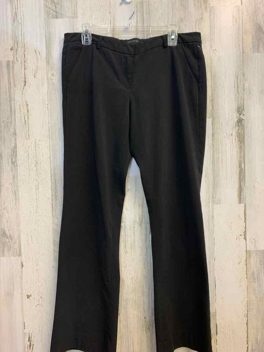 PRE-OWNED Size 10 THE LIMITED BOTTOMS Black  FLAT FRONT Pants