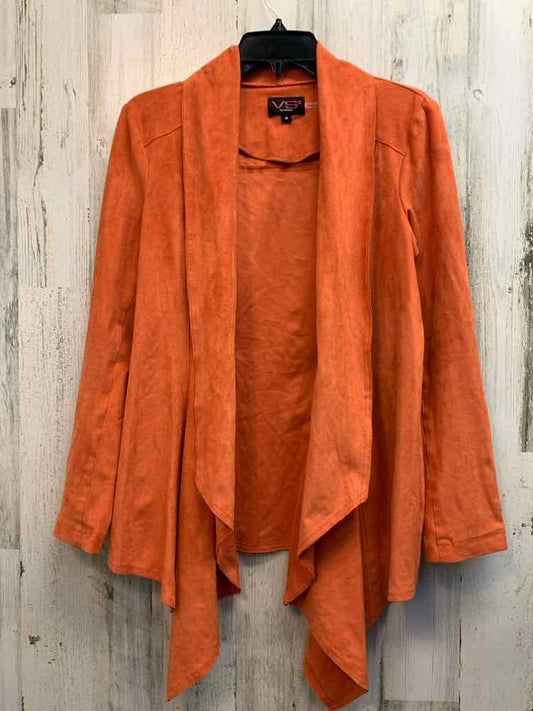 VS BY VAKKO Tops Size M Pumpkin Suede JACKET Jacket