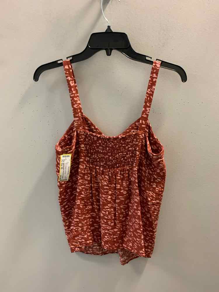 SIMPLY VERA Tops Size XS ORG/BGE LEOPARD TOP