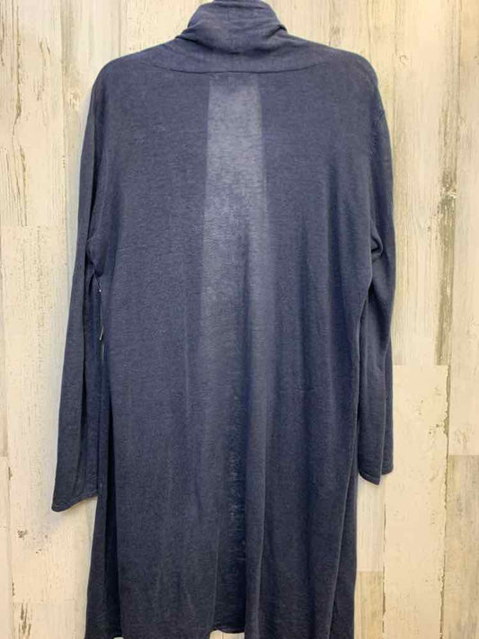 ANN KLEIN Tops Size M Navy DUSTER Cardigan