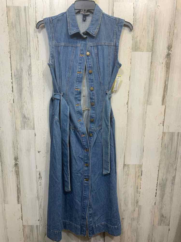 NWT UNIVERSAL THREADS Dresses and Skirts Size L MEDIUM BLUE Denim DENIM Dress/DE