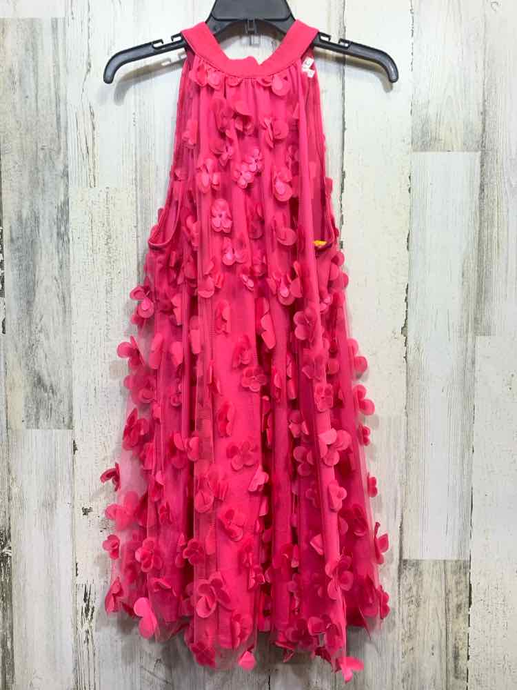 PRE-OWNED TCCC Dresses and Skirts Size L HOT PINK FLOWERS TENT Dress/HOT PINK HI