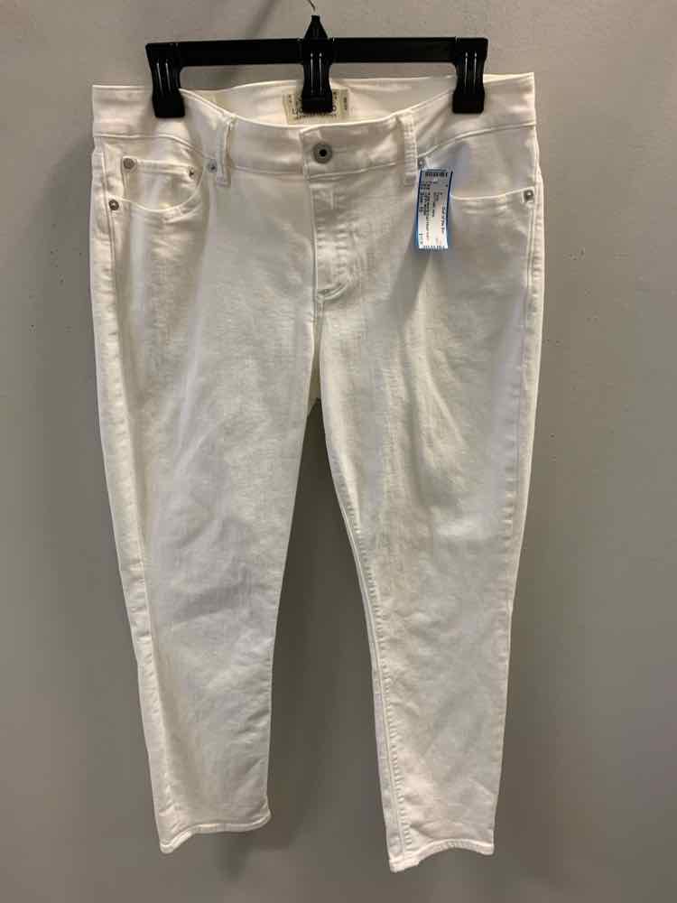 Size 10 LUCKY BRAND BOTTOMS White Pants