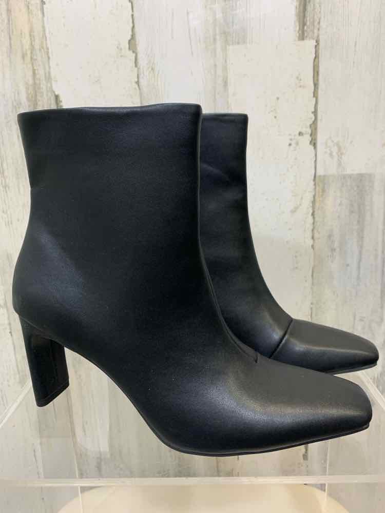 NWT ALFANI SHOES Shoe Size 8.5 Black SQUARE FRONT Boots