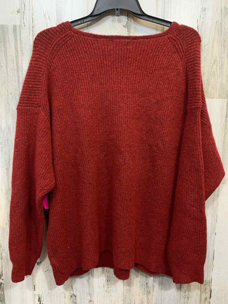 NWT AVA VIV Tops Size 2X BRICK LONGSLEEVE Sweater