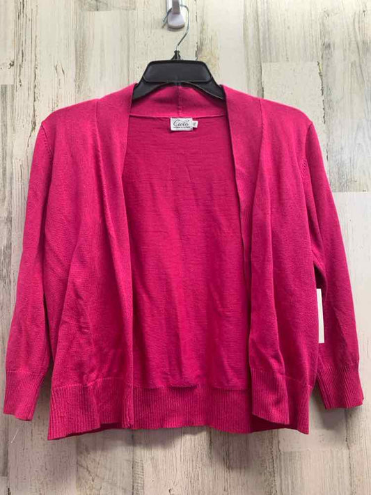 NWT CIELO Tops Size XL FUSHIA 3/4 SLEEVE Cardigan