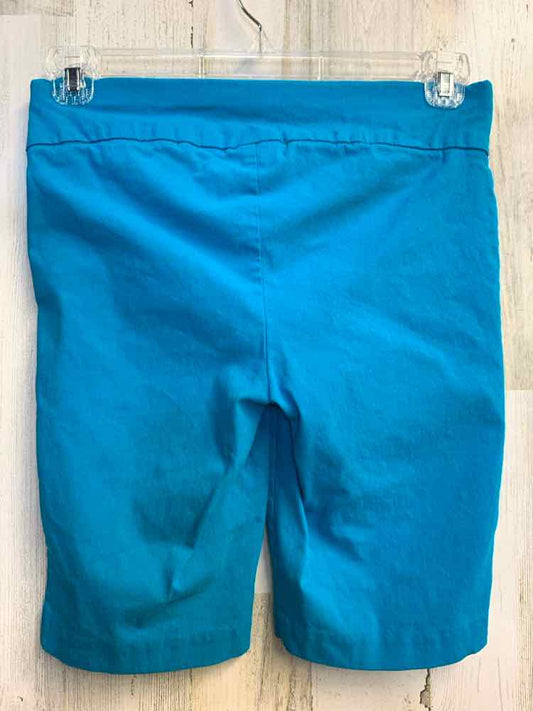 PRE-OWNED Size 8 RAFAELLA BOTTOMS AQUA BERMUDA Shorts