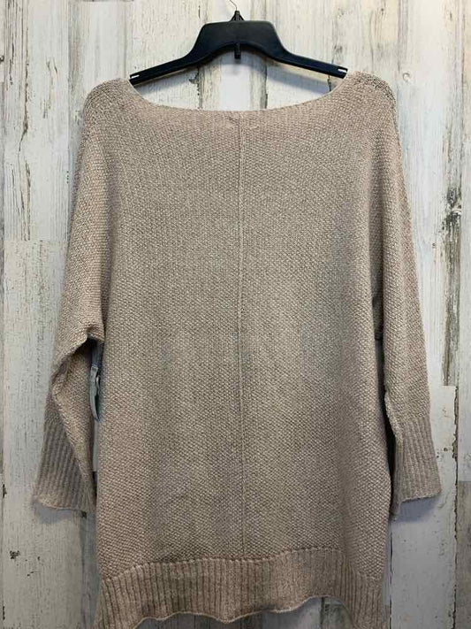 NWT LA MIEL Tops Size L Beige SWEATER Sweater