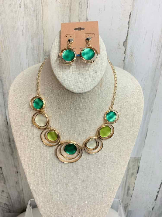 Jewelry Set/CIRCULAR EARRINGS/NECKLACE SET