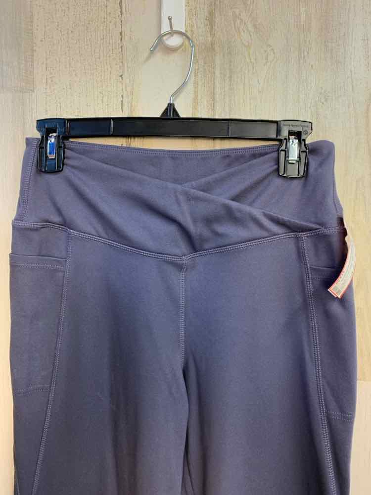 PRE-OWNED Size M JOCKEY BOTTOMS LILAC SLIM LEG Pants/ELASTIC WAISTBAND W/POCKETS