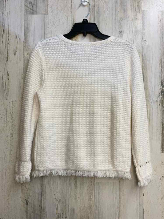 J CREW Tops Size M White CARDIGAN Cardigan