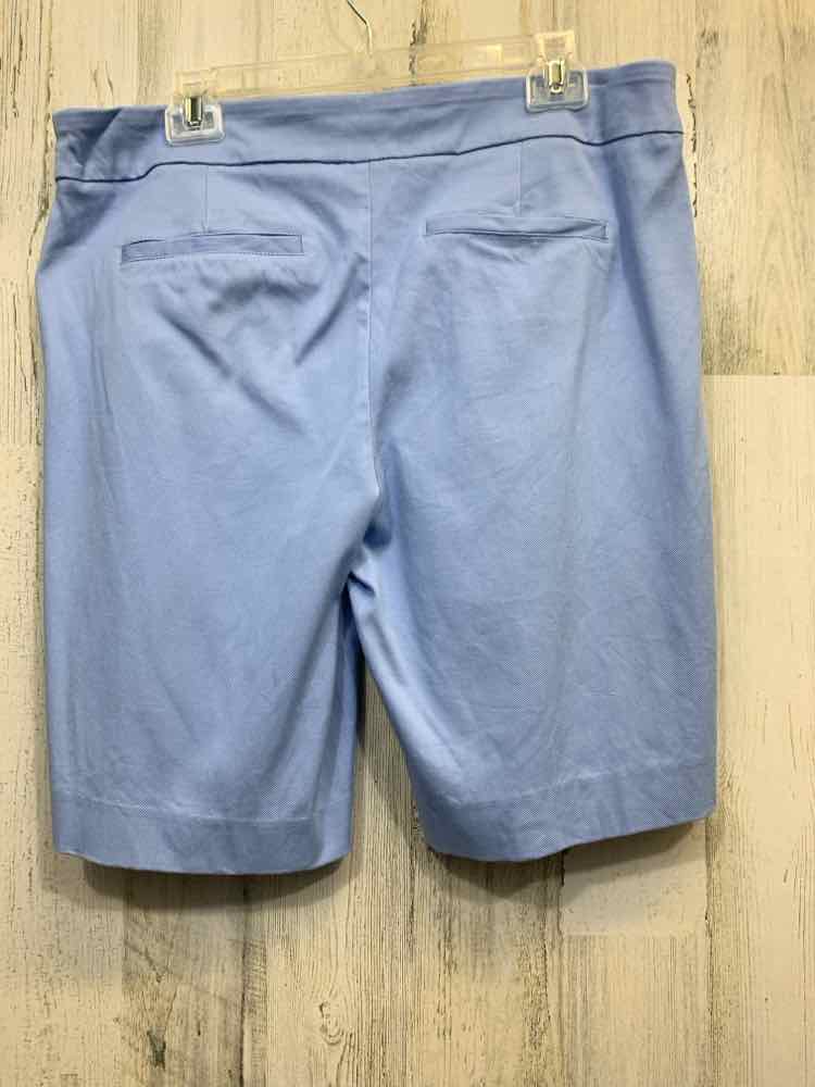 PRE-OWNED Size L TIME AND TRUE BOTTOMS periwinkle Solid BERMUDA Shorts/BERMUDA S