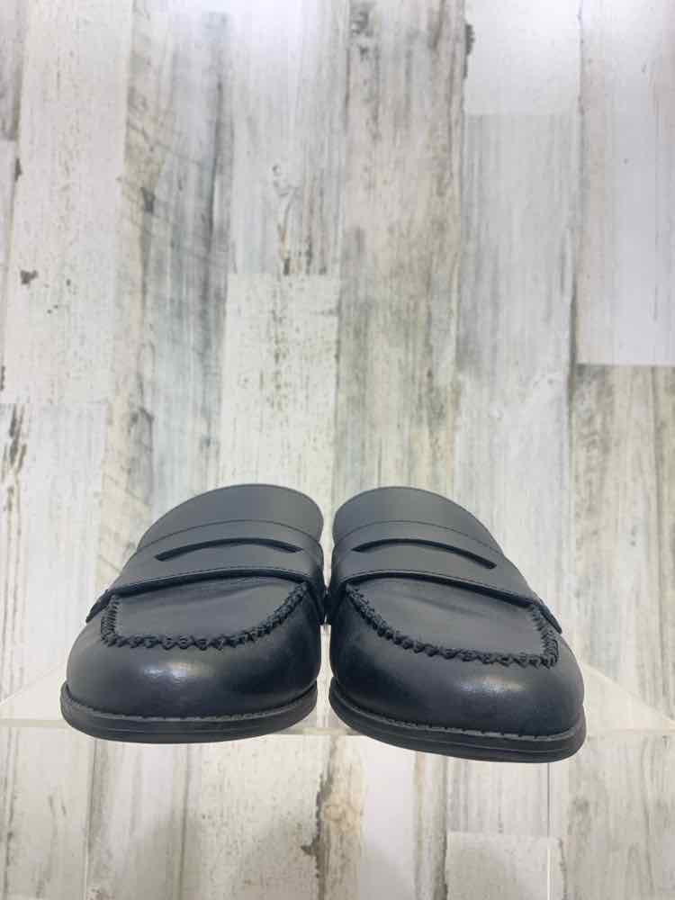 PRE-OWNED LUCKY BRAND SHOES Shoe Size 8 Black MULES Shoes/BLACK LOAFER MULES