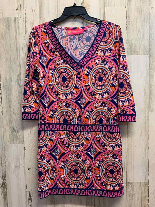 PRE-OWNED MACBETH COLLECTION Dresses and Skirts Size M MEDALLION TUNIC Dress