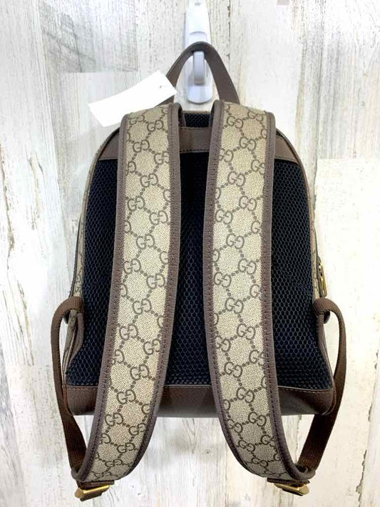 PRE-OWNED GUCCI BGE/BRN Handbag