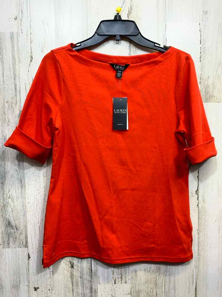 NWT Ralph Lauren Tops Size PL BLOOD ORANGE SHORT SLEEVES Shirt