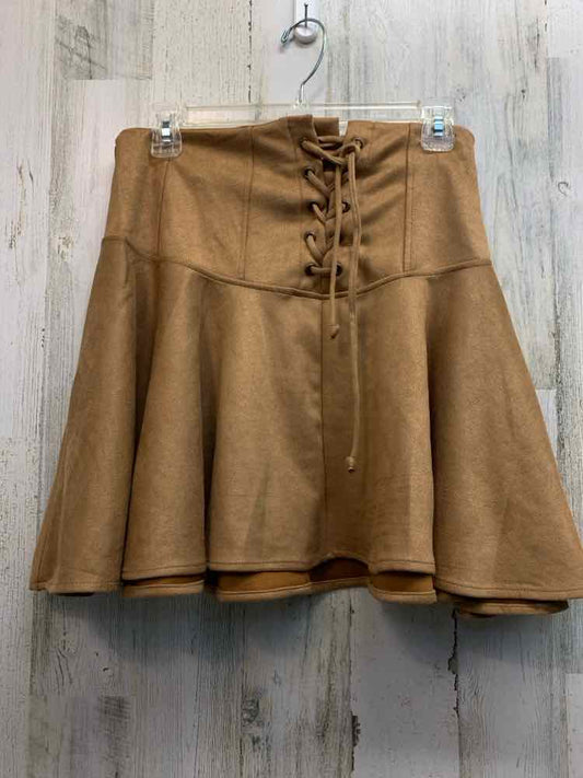 JULIA Dresses and Skirts Size XL Camel MINI Skirt