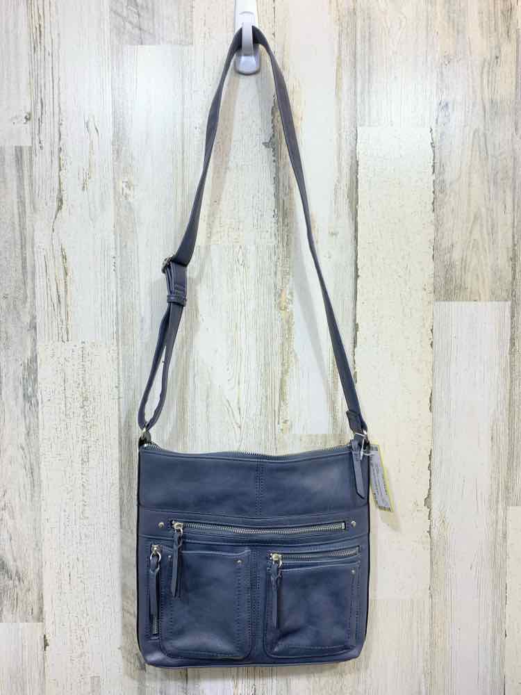 PRE-OWNED INC Blue Handbag/CROSS BODY