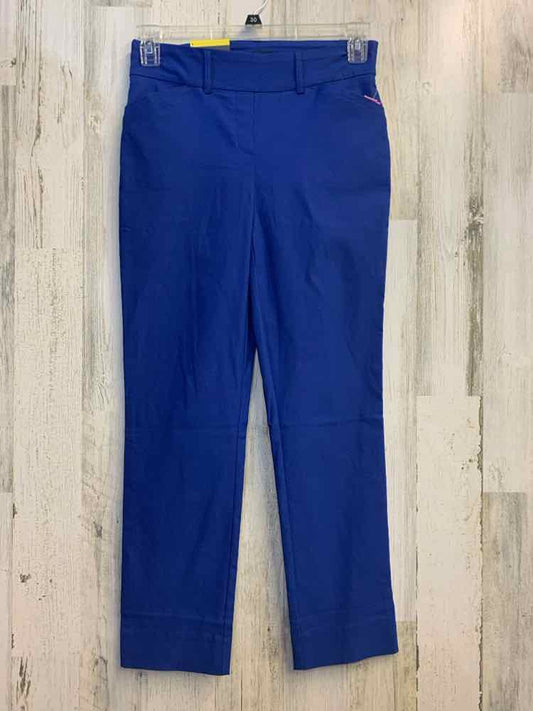 PRE-OWNED Size S HILARY RADLEY BOTTOMS COBALT BLUE Solid PANTS Pants/COBALT BLUE