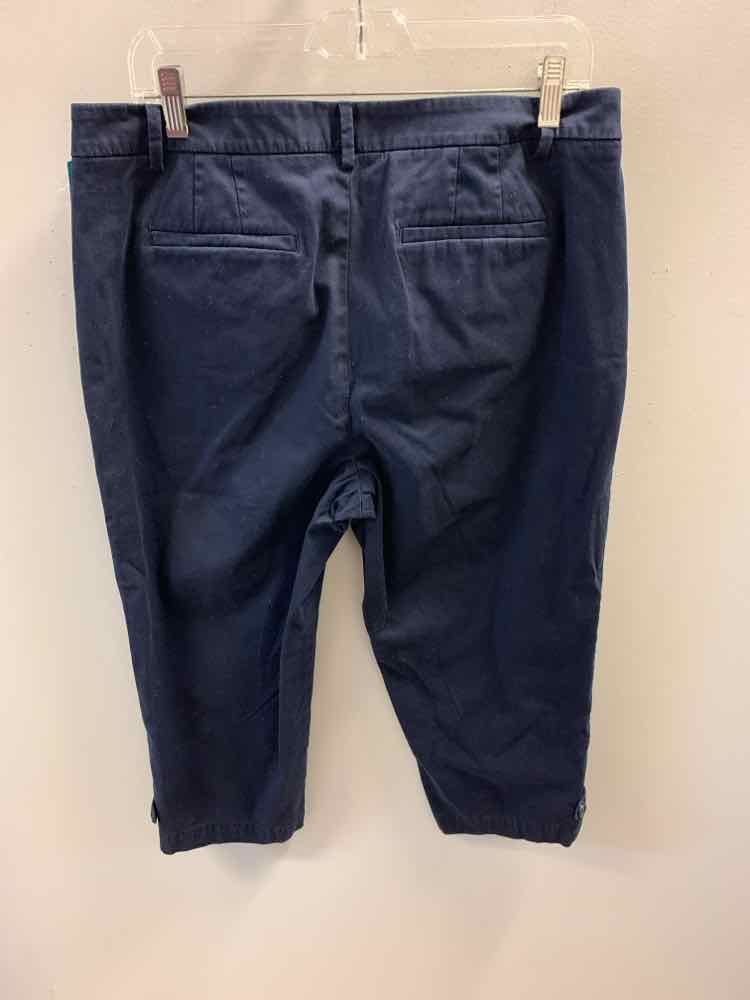 Size 12 TALBOTS BOTTOMS Navy Pants