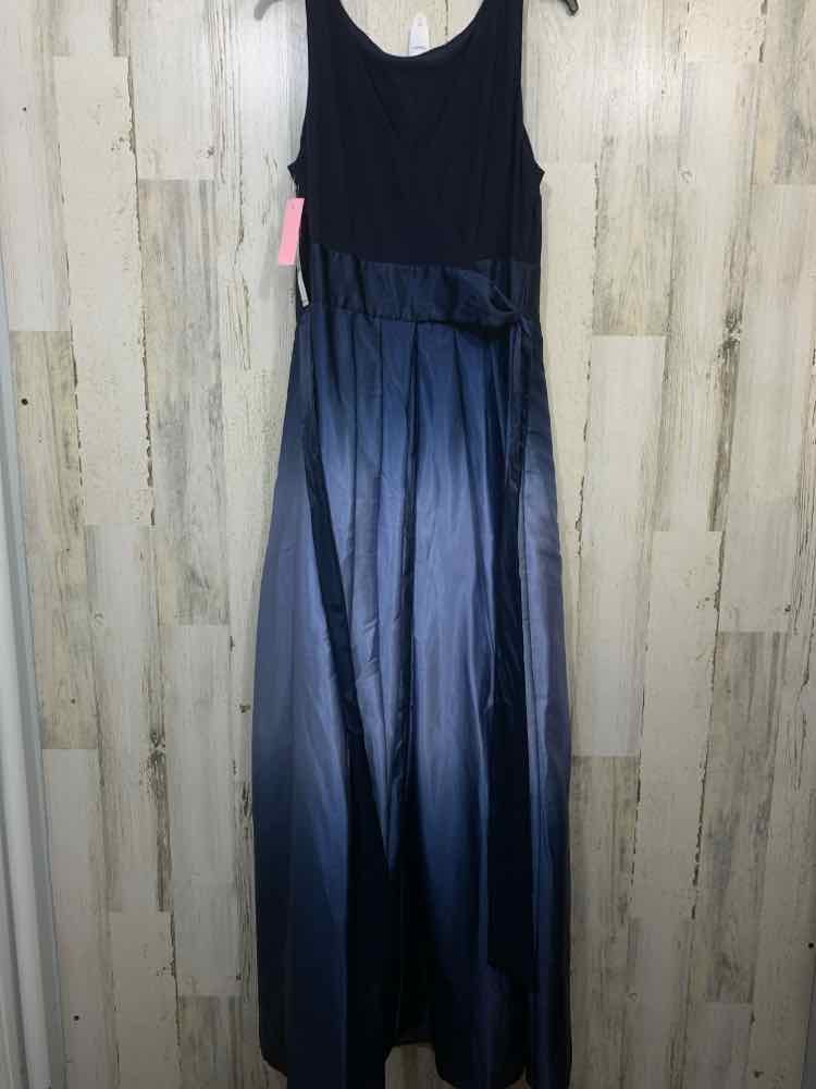 NWT SLNY Dresses and Skirts Size 16 Navy OMBRE EMPIRE Gown/Evening Wear/NAVY BLU